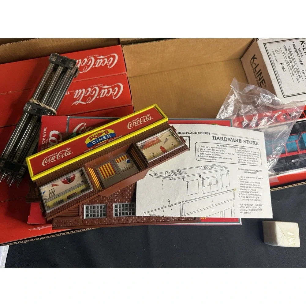 K-Line 1996 The Coca Cola Train Set For All Seasons k-1614A  0-27 Gauge